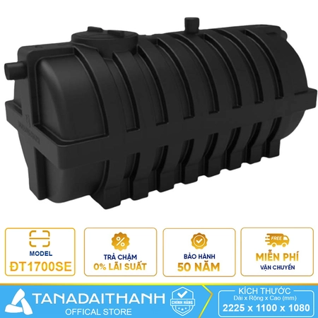 Bồn tự hoại Tân Á Đại Thành 1700 lít 1700L