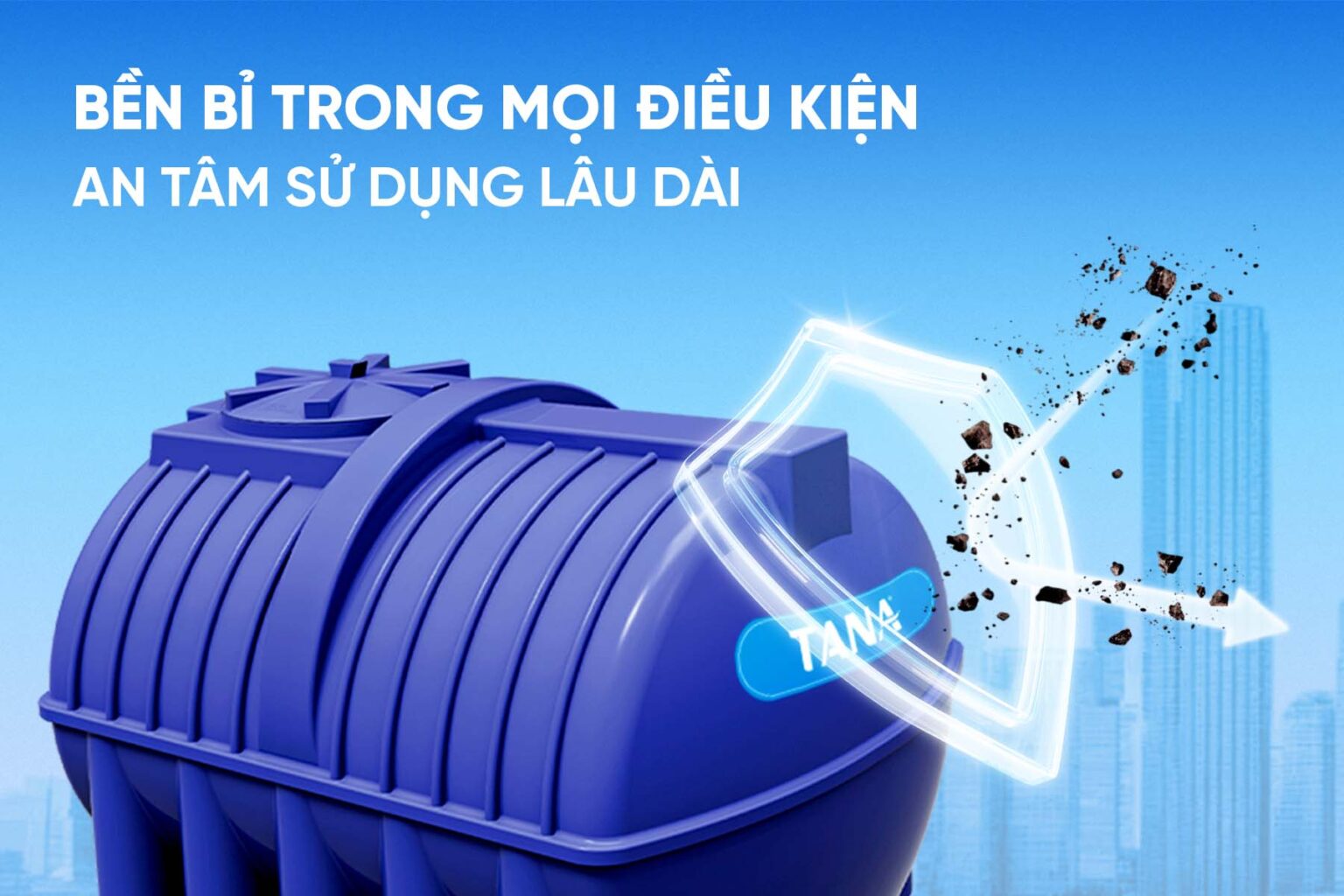 Bồn nhựa tân á bền bỉ