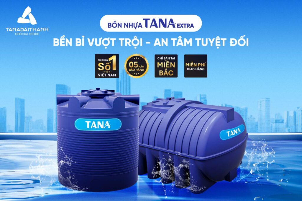 Bồn nhựa tân Á EX ngang