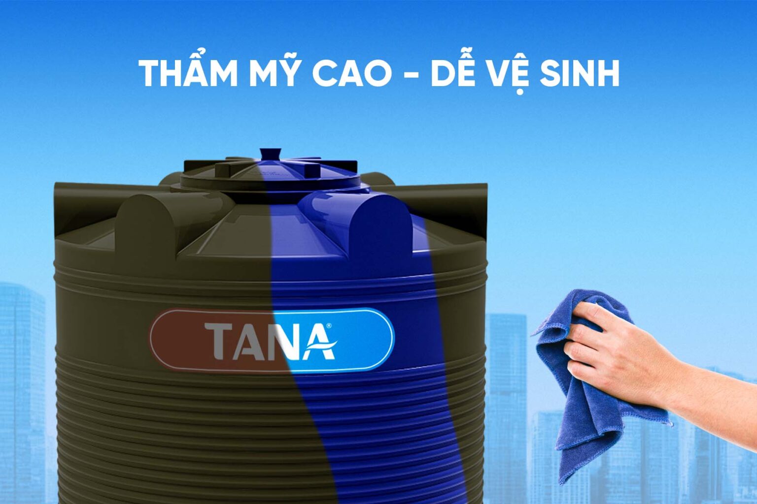 Tính thẩm mỹ bồn nhựa tân á