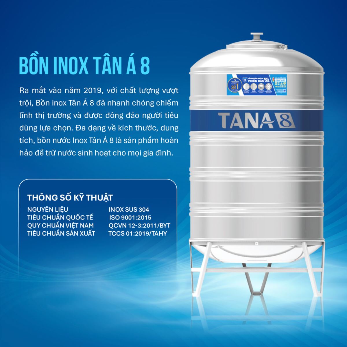 Bồn nước tân á 8